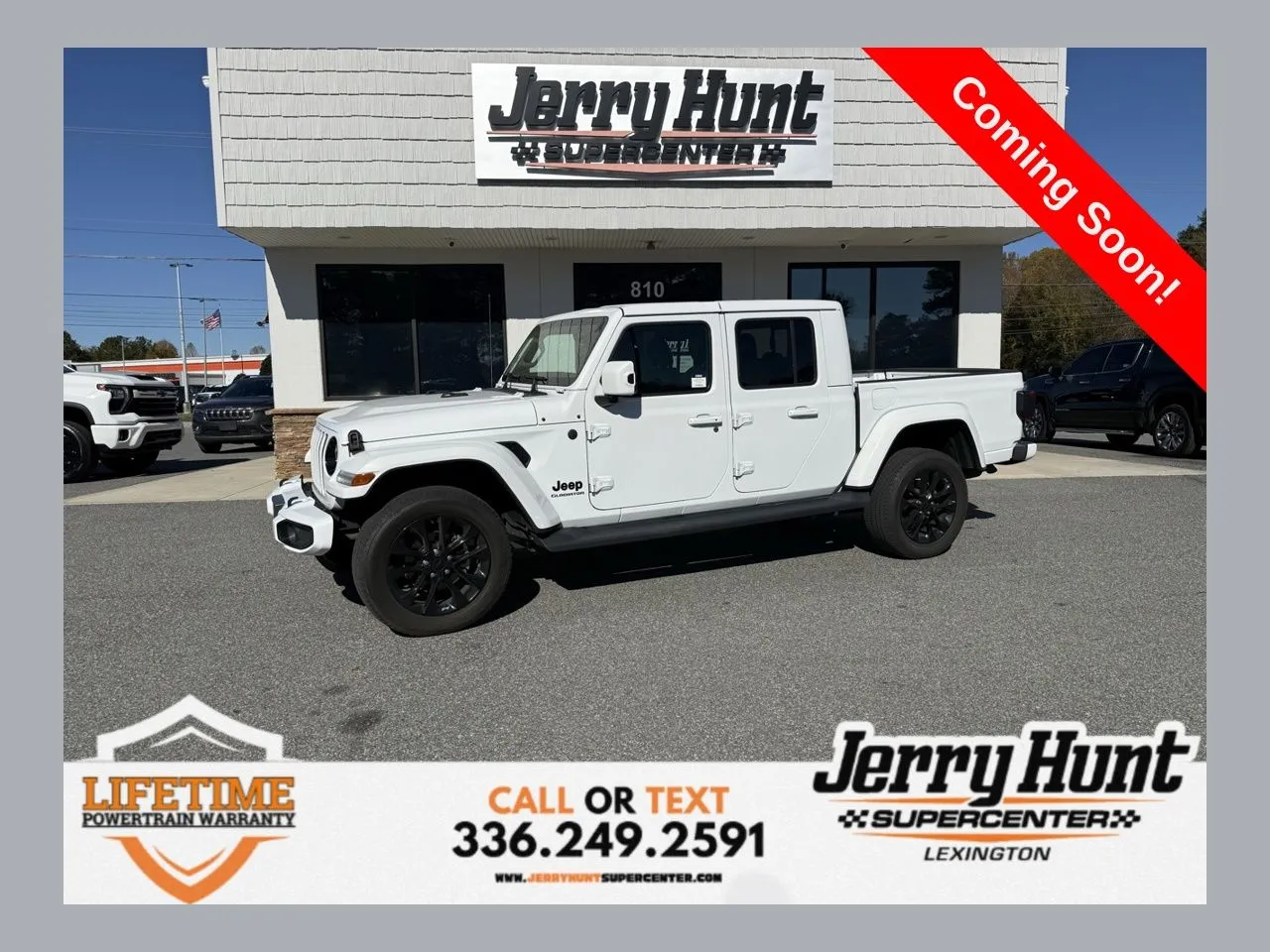 White 2021 Jeep Gladiator High Altitude for sale in Lexington, NC
