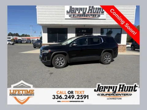 Black 2022 GMC Acadia SLT for sale in Lexington, NC