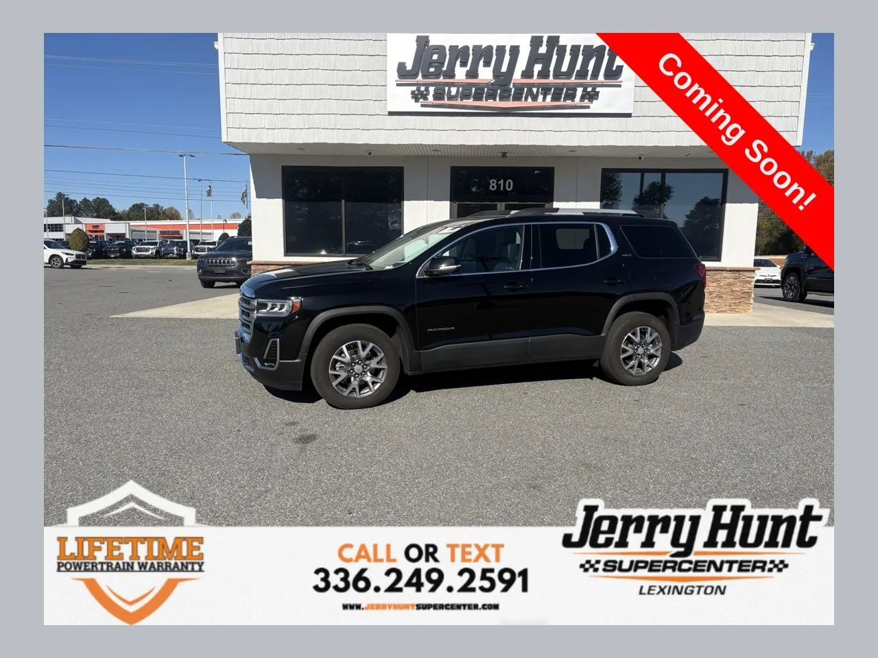 Black 2022 GMC Acadia SLT for sale in Lexington, NC