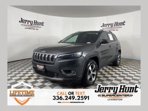Gray 2021 Jeep Cherokee Limited for sale in Lexington, NC
