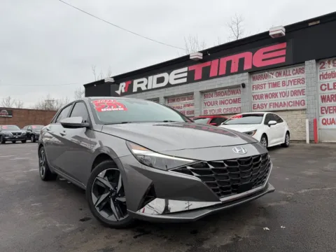 Gray 2023 HYUNDAI ELANTRA HYBRID LIMITED for sale in Merrillville, IN