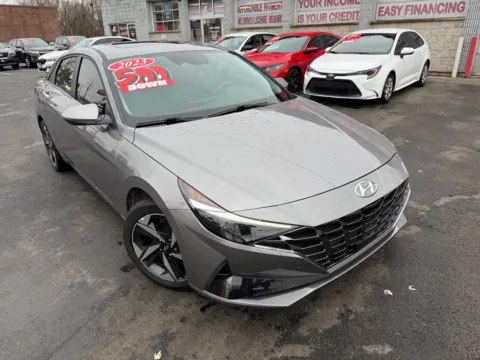 Photos of 2023 HYUNDAI ELANTRA HYBRID LIMITED for sale in Merrillville, IN at Ride Time Auto Finance Broadway