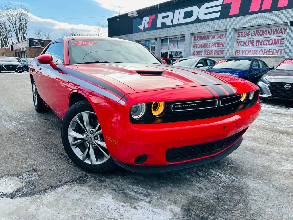 Red 2021 DODGE CHALLENGER SXT for sale in Merrillville, IN