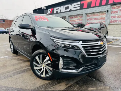 Black 2022 CHEVROLET EQUINOX PREMIER for sale in Merrillville, IN