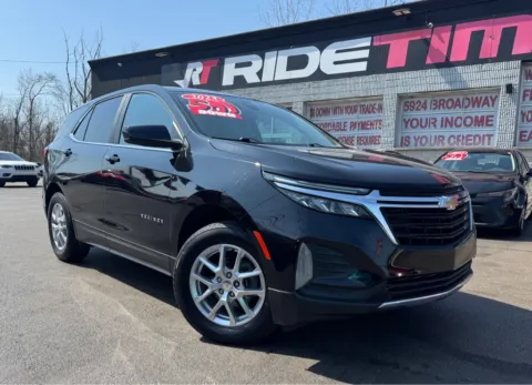 Black 2023 CHEVROLET EQUINOX LT for sale in Merrillville, IN