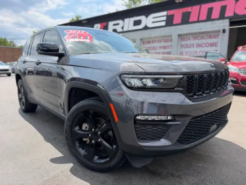 Gray 2023 JEEP GRAND CHEROKEE LIMITED for sale in Merrillville, IN