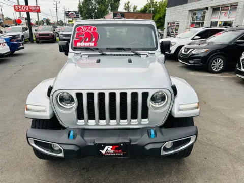 Another view of 2023 JEEP WRANGLER SAHARA 4XE for sale in Merrillville, IN at Ride Time Auto Finance Broadway