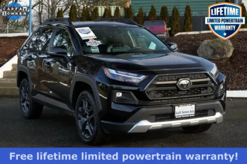 Black 2024 Toyota RAV4 Adventure 4WD for sale in Tacoma, WA