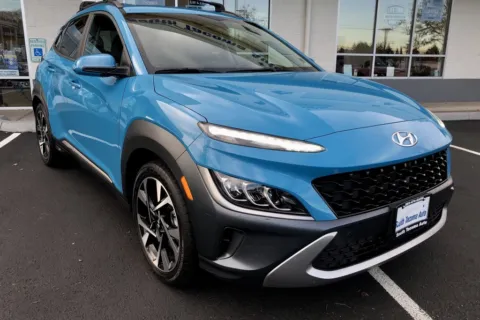 Blue 2022 Hyundai Kona Limited for sale in Tacoma, WA