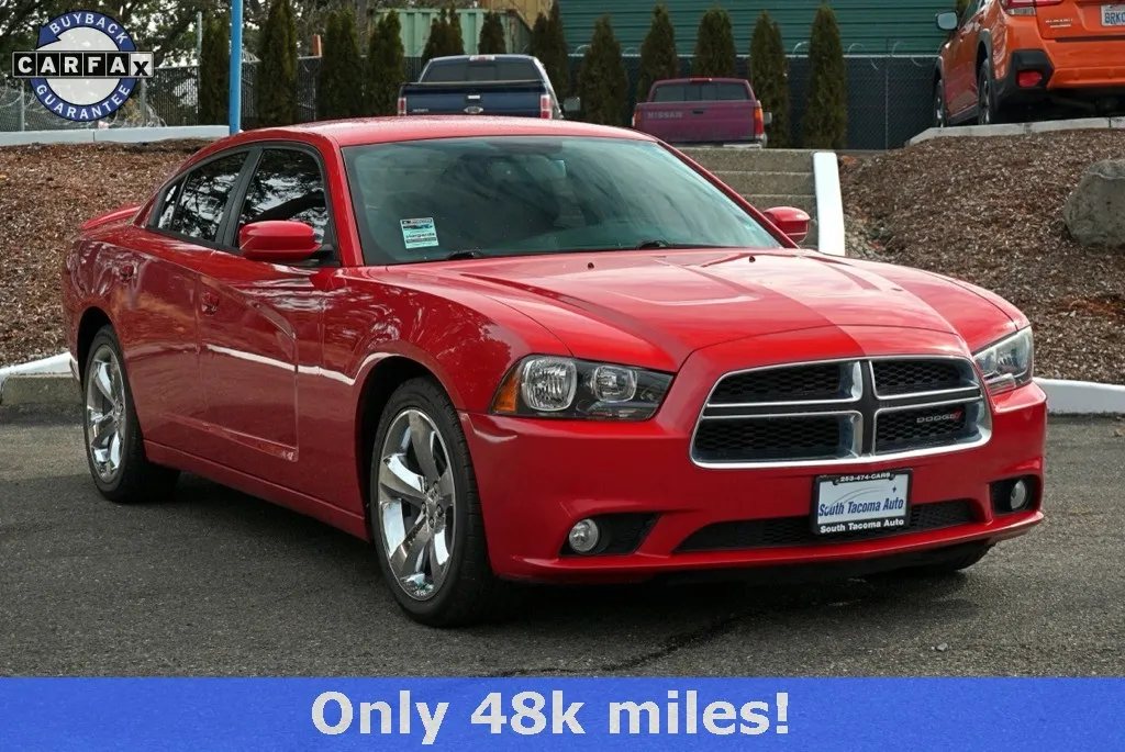 Red 2014 Dodge Charger SXT Plus for sale in Tacoma, WA