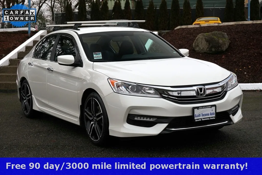 White 2017 Honda Accord Sport for sale in Tacoma, WA