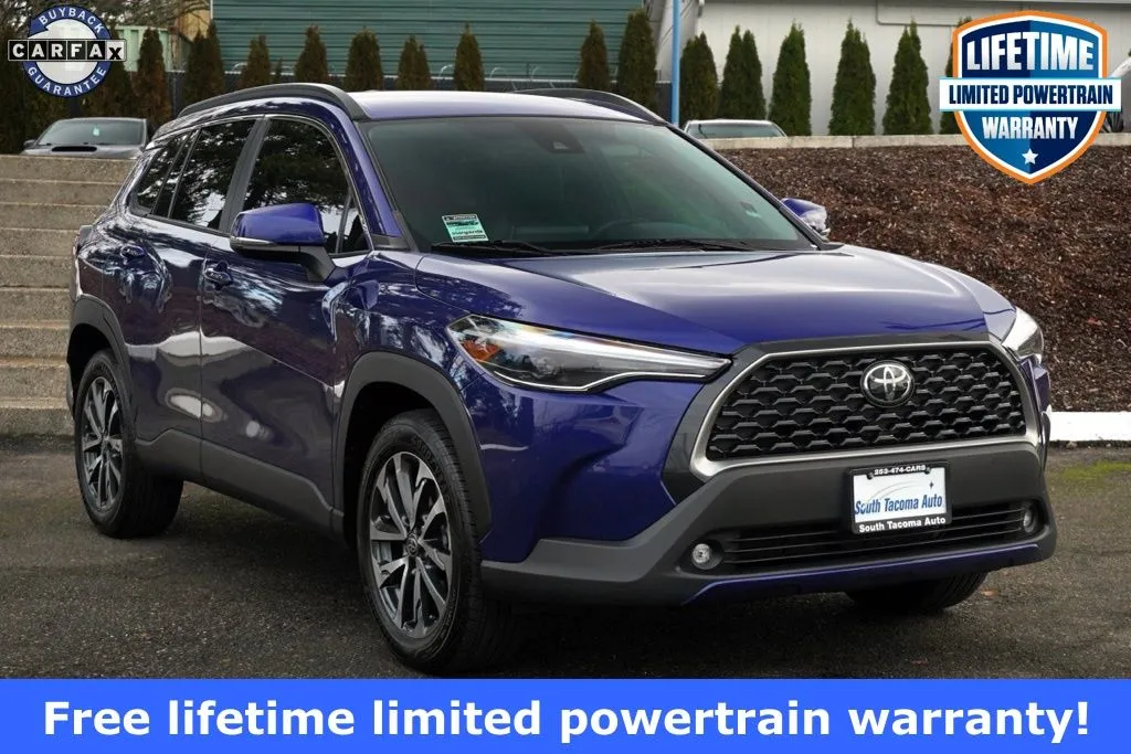 Blue 2022 Toyota Corolla Cross XLE AWD for sale in Tacoma, WA