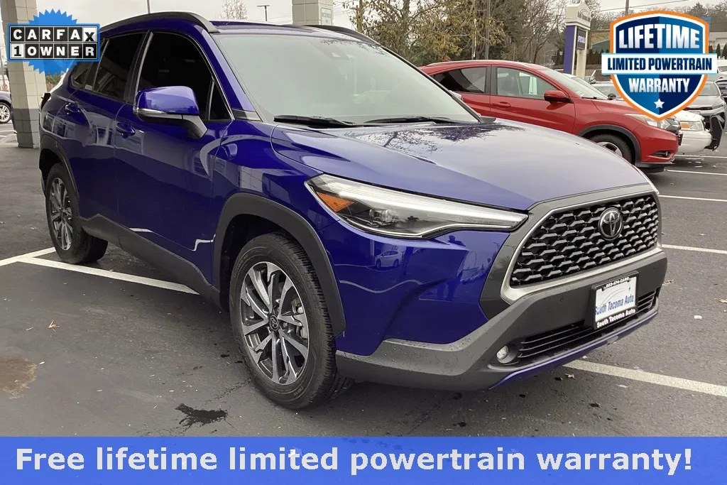 Blue 2022 Toyota Corolla Cross XLE AWD for sale in Tacoma, WA