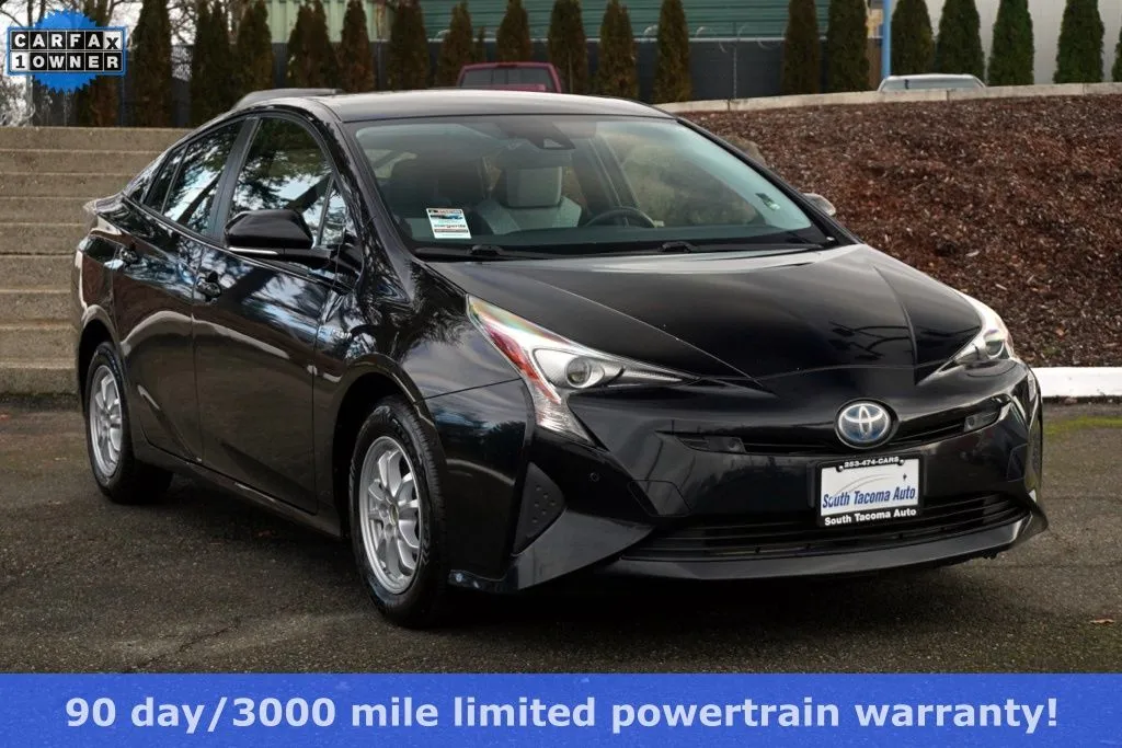 Black 2017 Toyota Prius Three for sale in Tacoma, WA