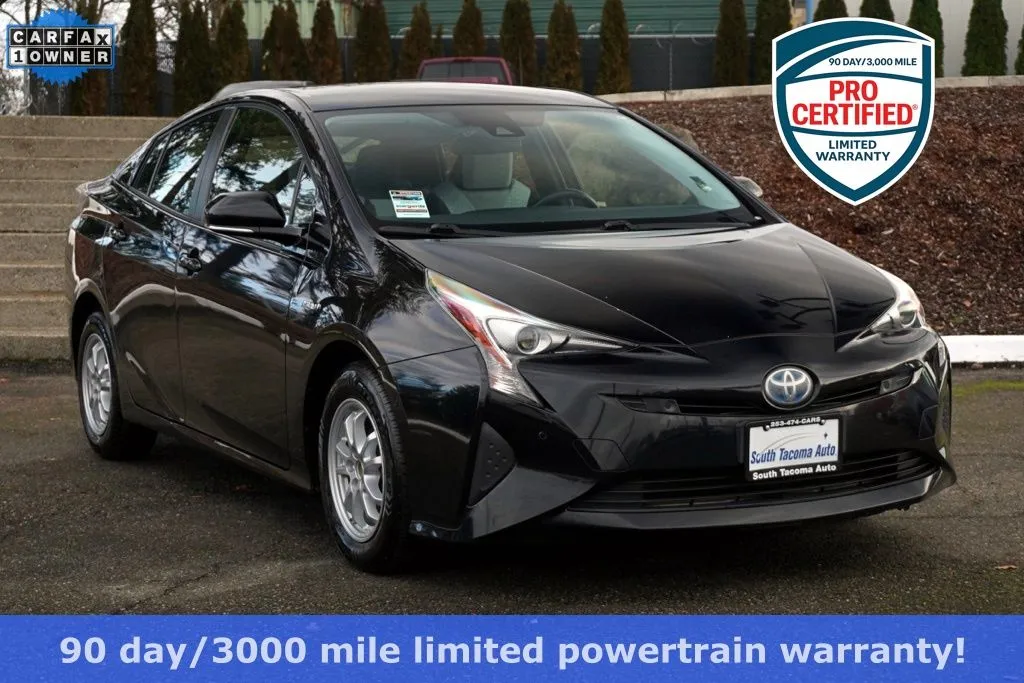 Black 2017 Toyota Prius Three for sale in Tacoma, WA