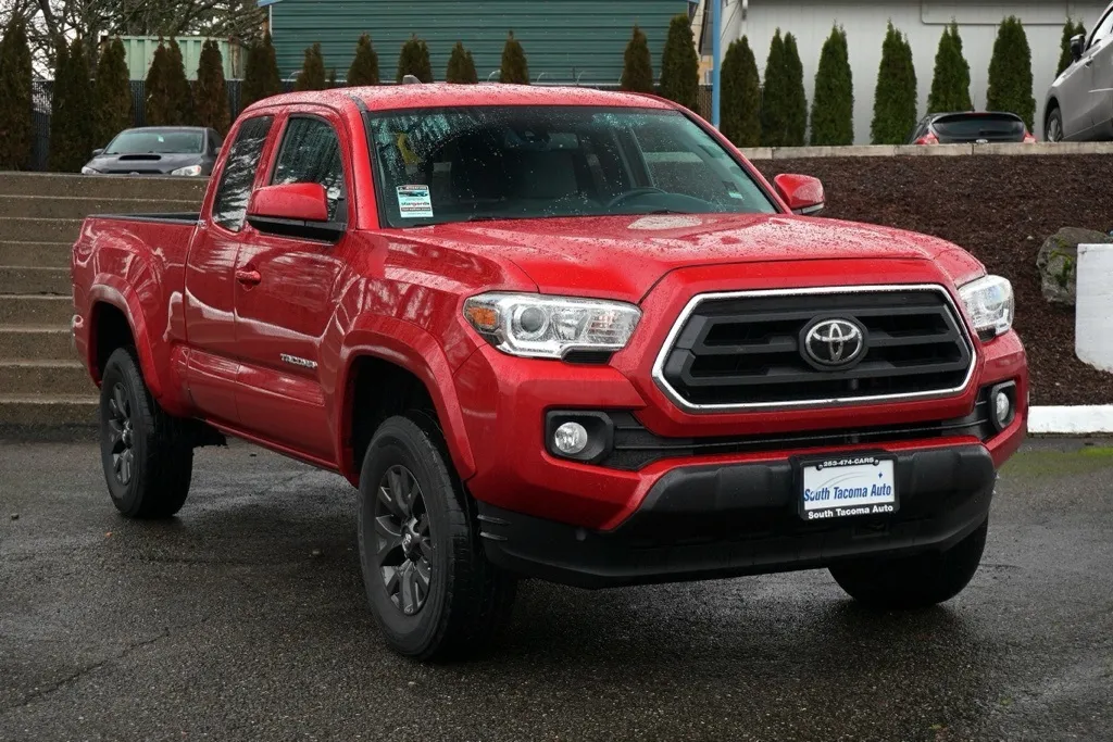 Red 2020 Toyota Tacoma SR5 V6 for sale in Tacoma, WA