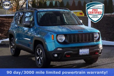 Blue 2020 Jeep Renegade Trailhawk for sale in Tacoma, WA
