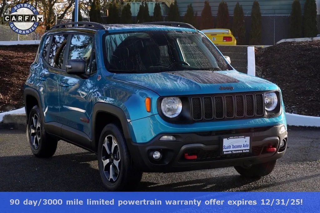 Blue 2020 Jeep Renegade Trailhawk for sale in Tacoma, WA