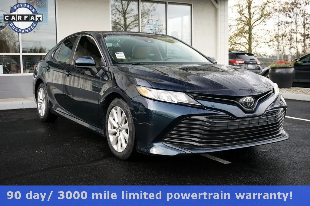 Blue 2019 Toyota Camry LE for sale in Tacoma, WA