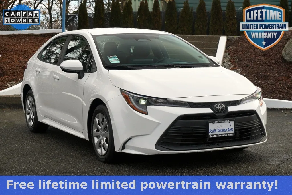 White 2024 Toyota Corolla LE for sale in Tacoma, WA
