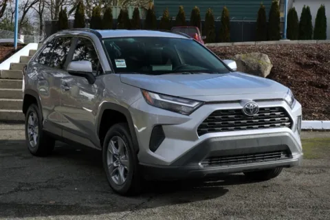 Silver 2025 Toyota RAV4 Hybrid XLE AWD for sale in Tacoma, WA