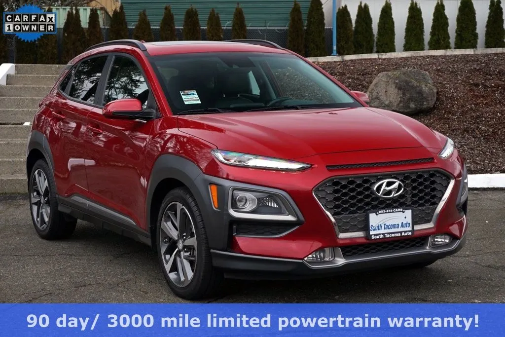 Red 2019 Hyundai Kona Limited for sale in Tacoma, WA