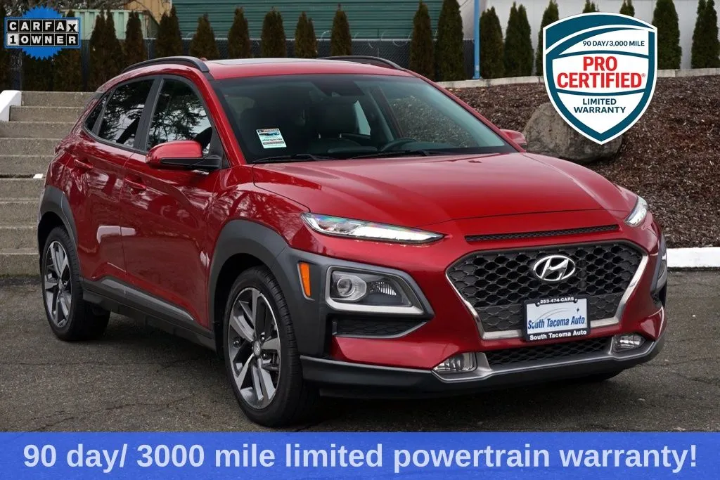 Red 2019 Hyundai Kona Limited for sale in Tacoma, WA