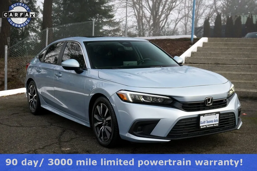 Blue 2022 Honda Civic EX for sale in Tacoma, WA