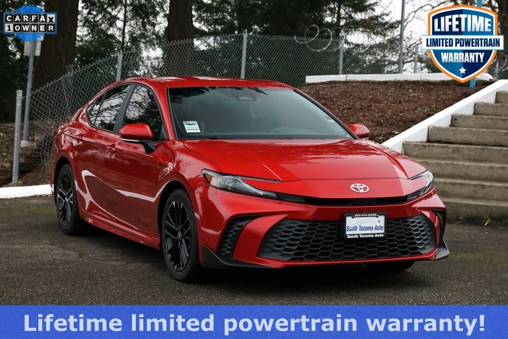 Red 2025 Toyota Camry SE for sale in Tacoma, WA