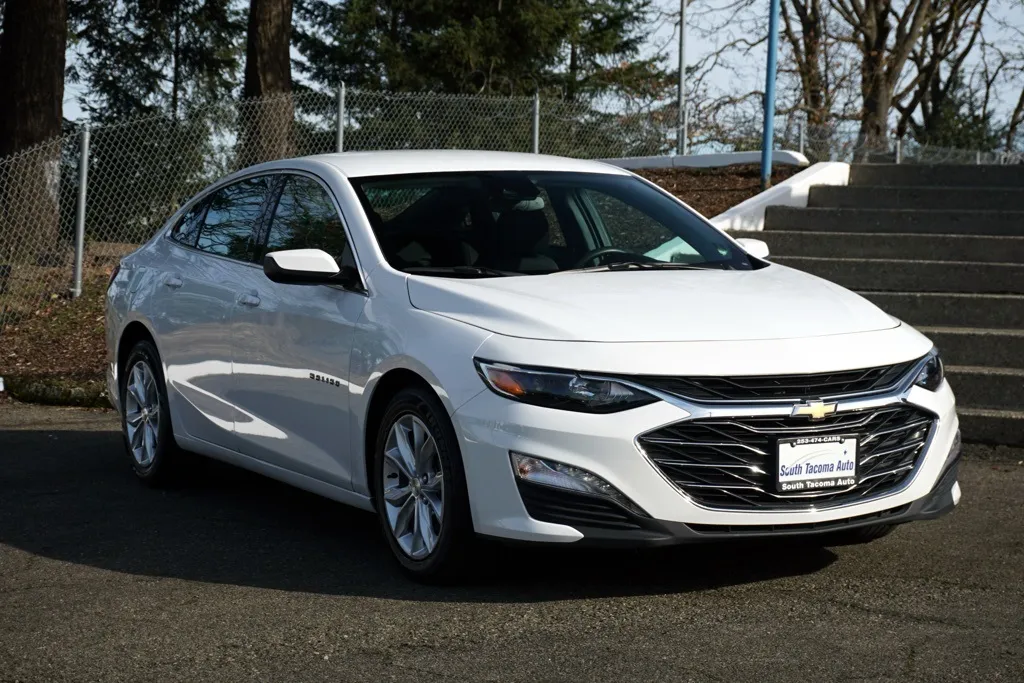 White 2024 Chevrolet Malibu LT 1LT for sale in Tacoma, WA