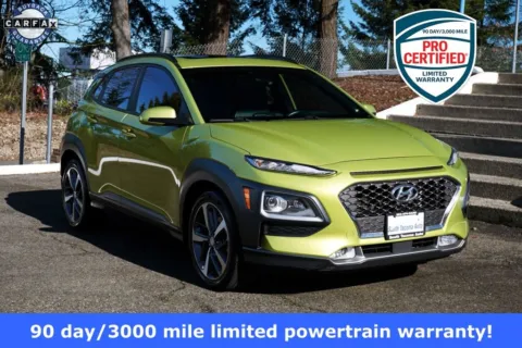 Green 2019 Hyundai Kona Ultimate for sale in Tacoma, WA
