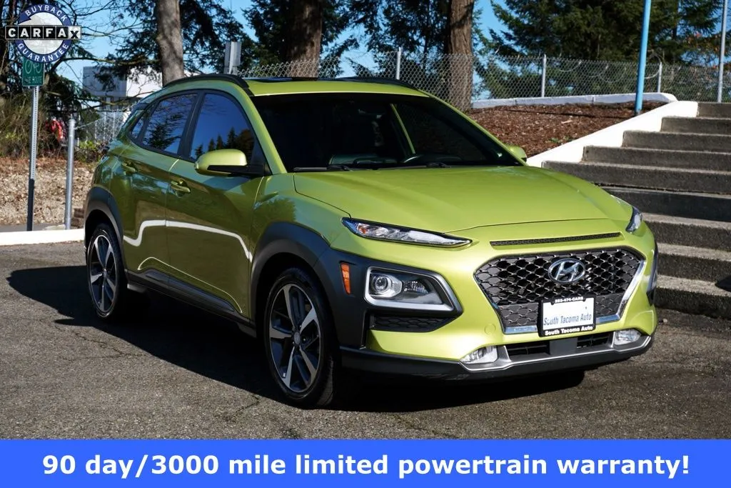 Green 2019 Hyundai Kona Ultimate for sale in Tacoma, WA