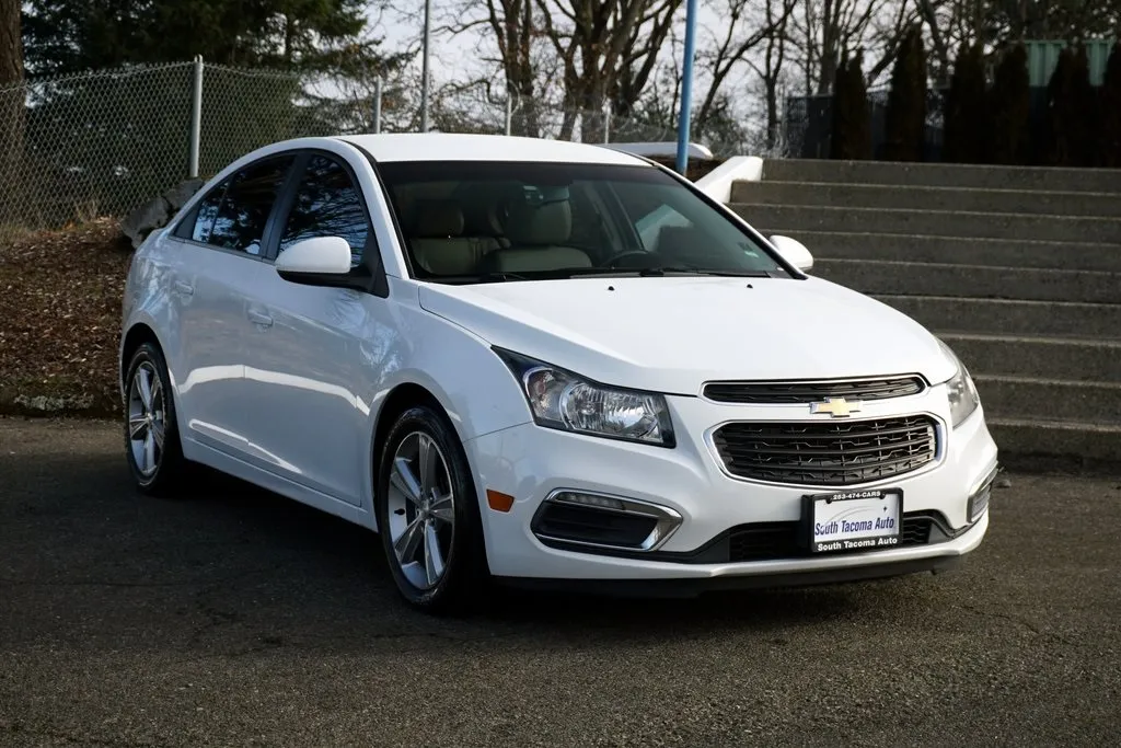 White 2015 Chevrolet Cruze 2LT for sale in Tacoma, WA