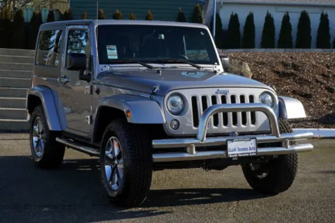 Silver 2017 Jeep Wrangler Sahara 4WD for sale in Tacoma, WA