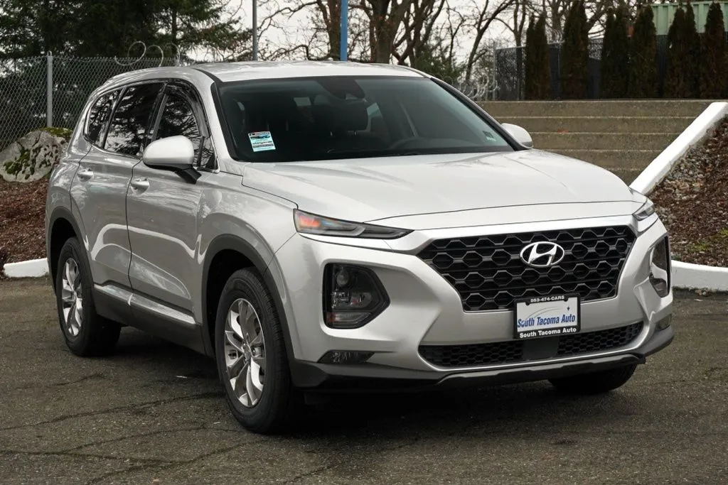 Silver 2019 Hyundai Santa Fe SEL for sale in Tacoma, WA