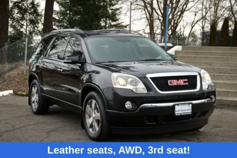 Black 2010 GMC Acadia SLT-1 for sale in Tacoma, WA
