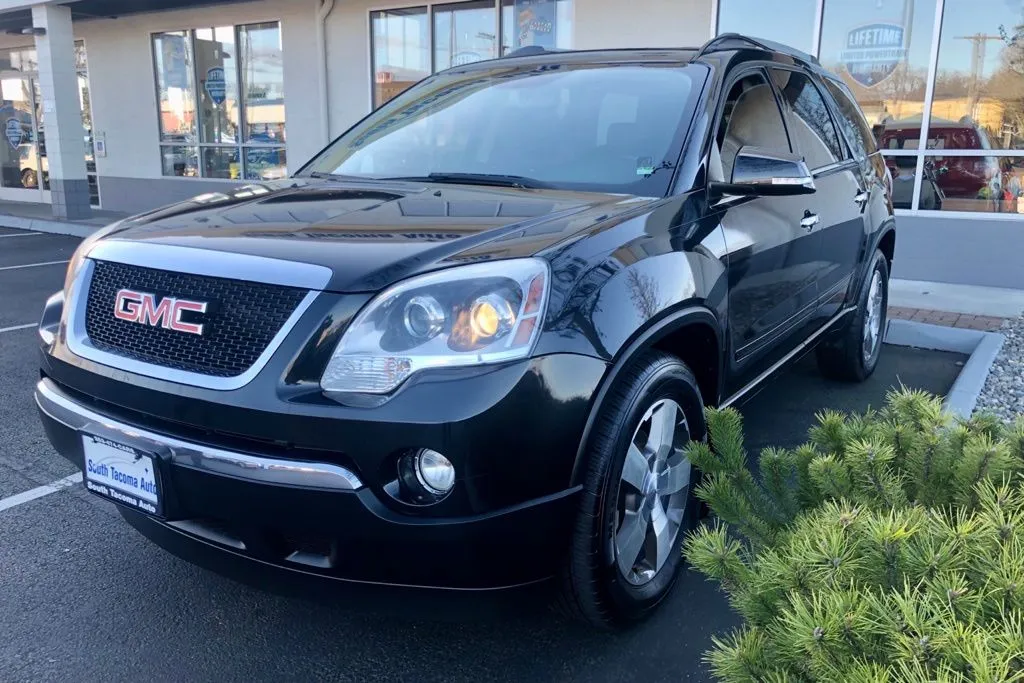 Black 2010 GMC Acadia SLT-1 for sale in Tacoma, WA