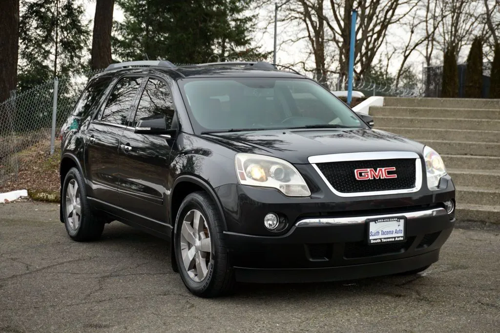 Black 2010 GMC Acadia SLT-1 for sale in Tacoma, WA