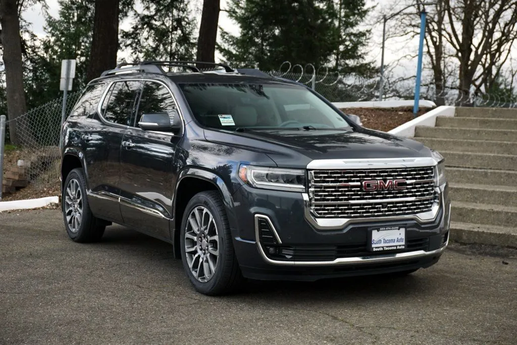 Green 2021 GMC Acadia Denali AWD for sale in Tacoma, WA