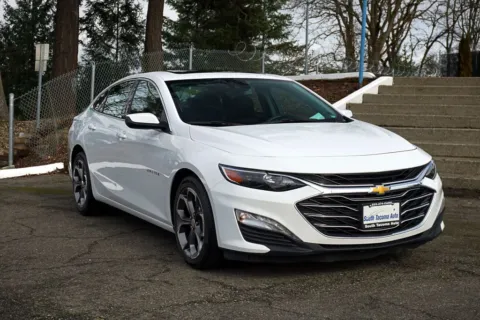 White 2023 Chevrolet Malibu LT 1LT for sale in Tacoma, WA