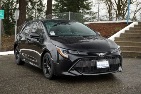 Black 2019 Toyota Corolla Hatchback SE for sale in Tacoma, WA