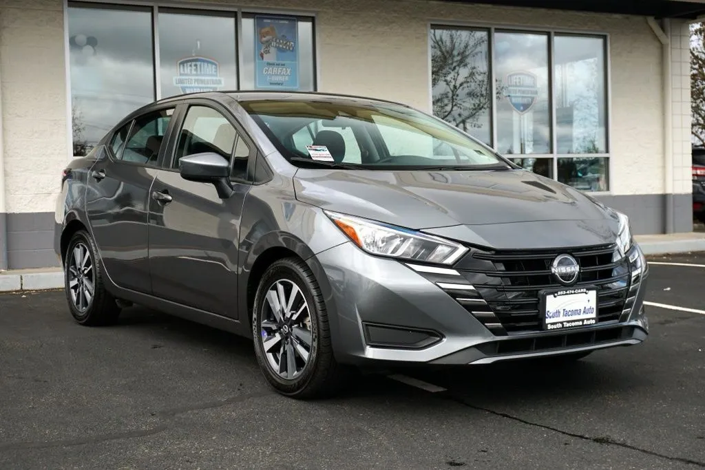 Gray 2024 Nissan Versa 1.6 SV for sale in Tacoma, WA