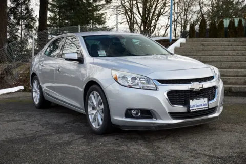Silver 2015 Chevrolet Malibu LTZ for sale in Tacoma, WA