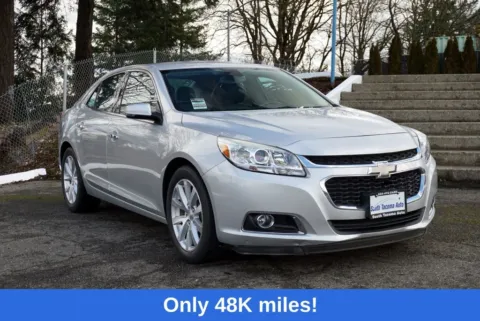 Silver 2015 Chevrolet Malibu LTZ for sale in Tacoma, WA