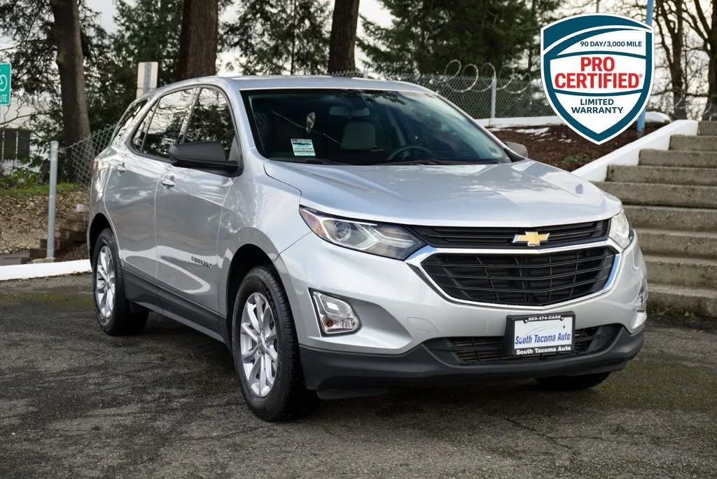 Silver 2019 Chevrolet Equinox LS for sale in Tacoma, WA