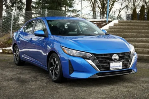 Blue 2024 Nissan Sentra SV for sale in Tacoma, WA