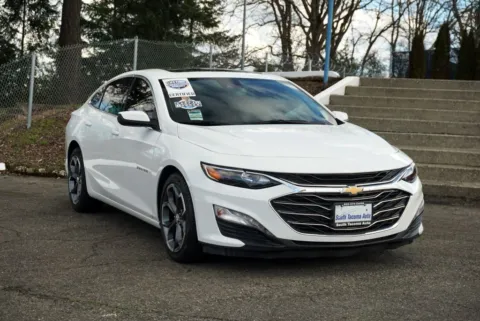 White 2023 Chevrolet Malibu LT 1LT for sale in Tacoma, WA