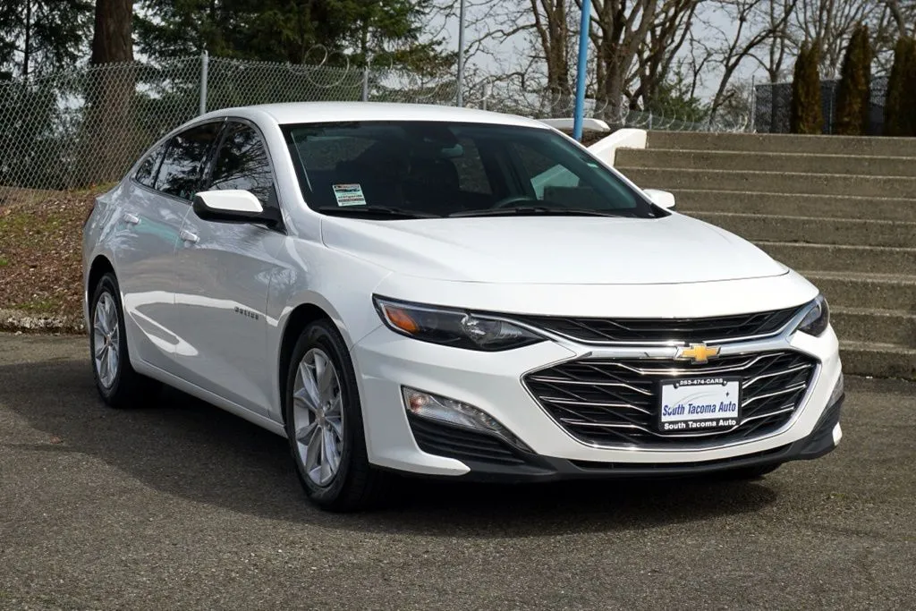 White 2024 Chevrolet Malibu LT 1LT for sale in Tacoma, WA