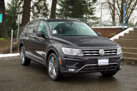 Black 2021 Volkswagen Tiguan 2.0T SEL for sale in Tacoma, WA