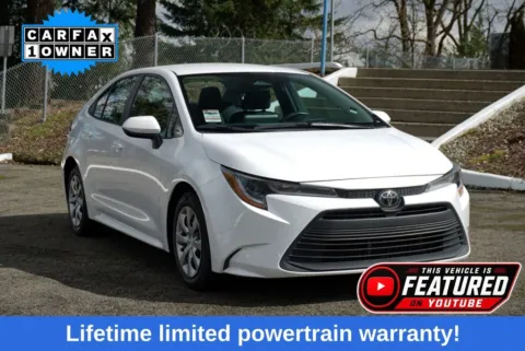 White 2023 Toyota Corolla LE for sale in Tacoma, WA